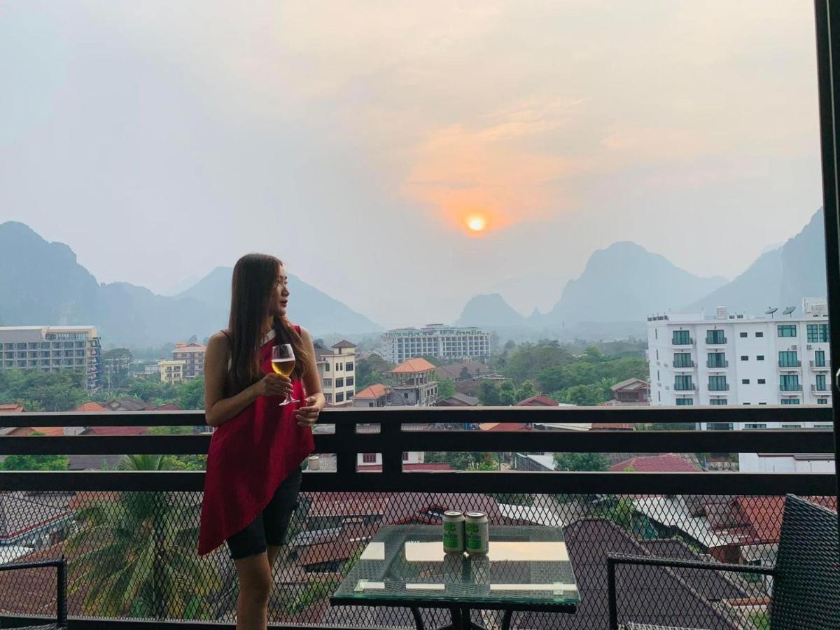Vang Vieng Topview Hotel Dış mekan fotoğraf