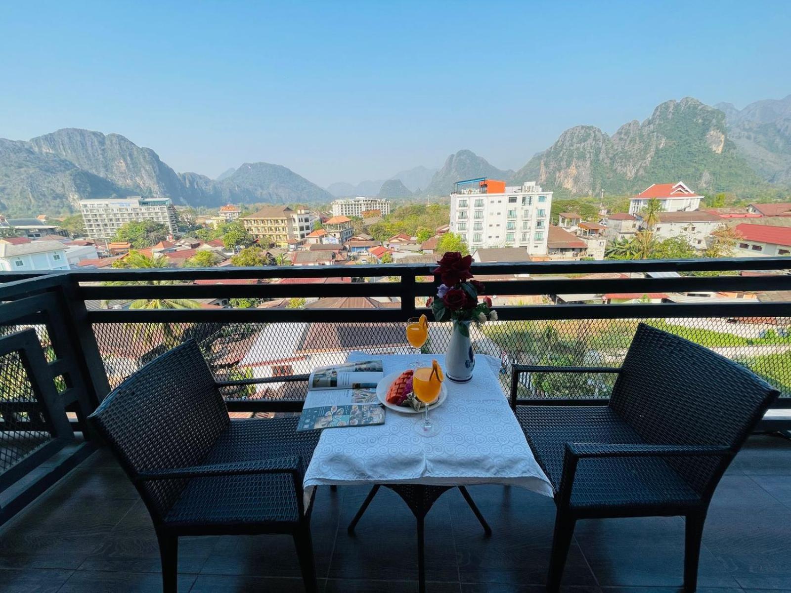 Vang Vieng Topview Hotel Dış mekan fotoğraf