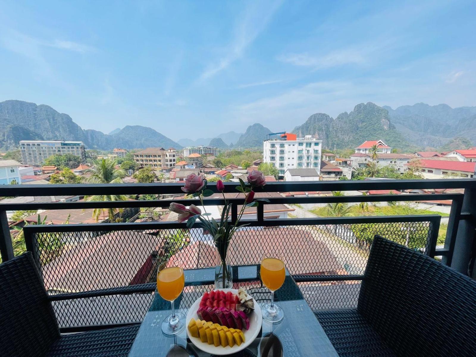 Vang Vieng Topview Hotel Dış mekan fotoğraf